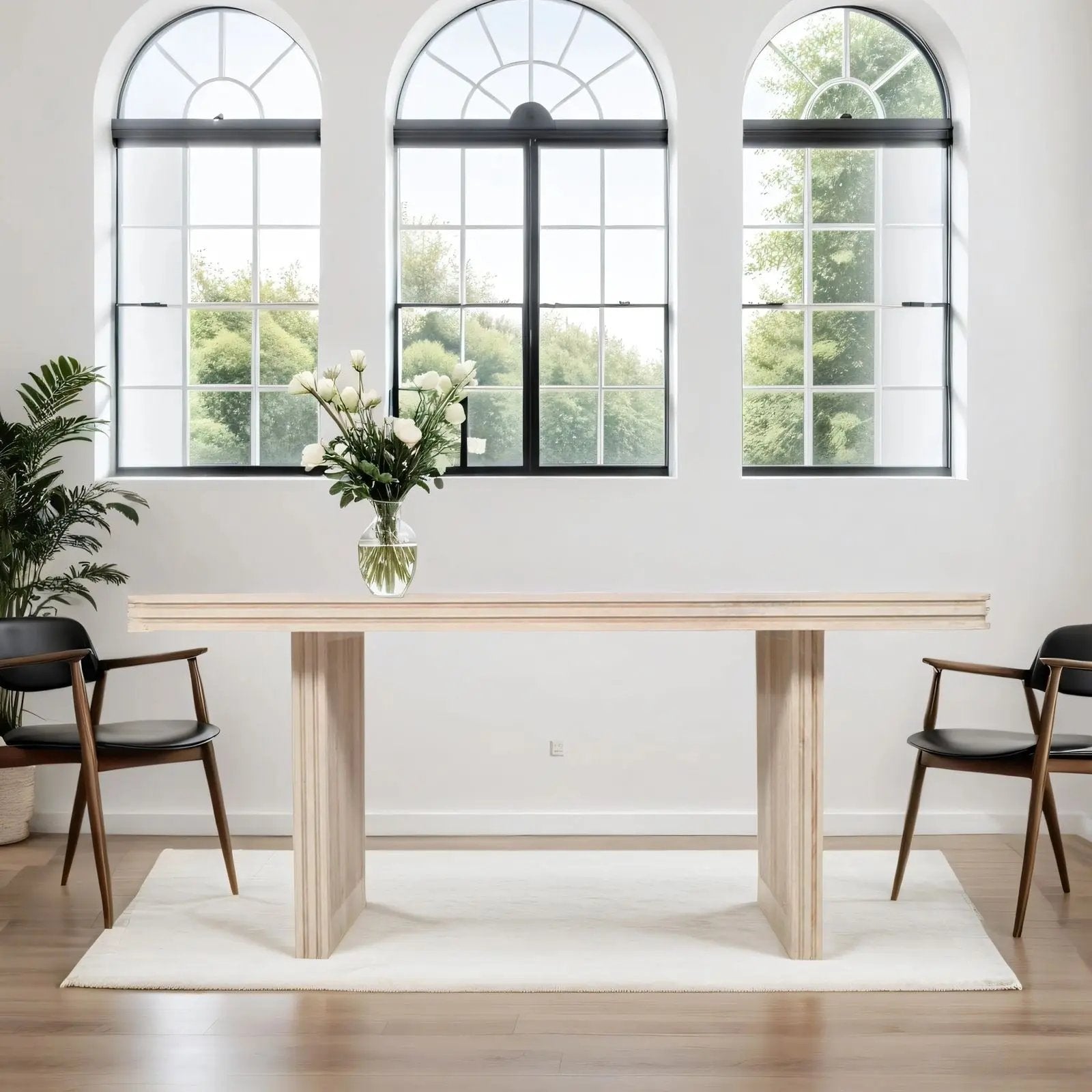 Preston Mango Wood Dining Table Verty Furniture