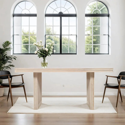 Preston Mango Wood Dining Table Verty Furniture