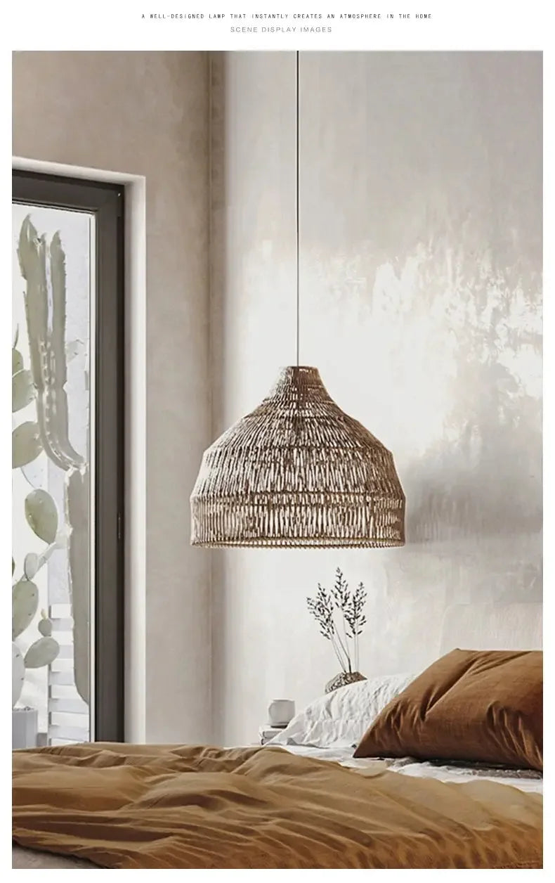 Basket Rattan Pendant Light - Refined Maison®