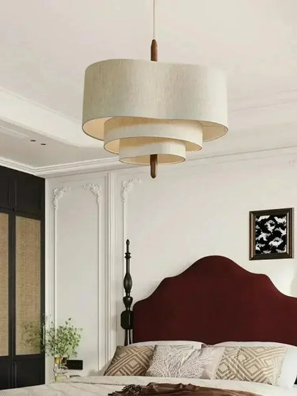 Adrianne LED Japanese Cloth Pendant Light - Refined Maison®