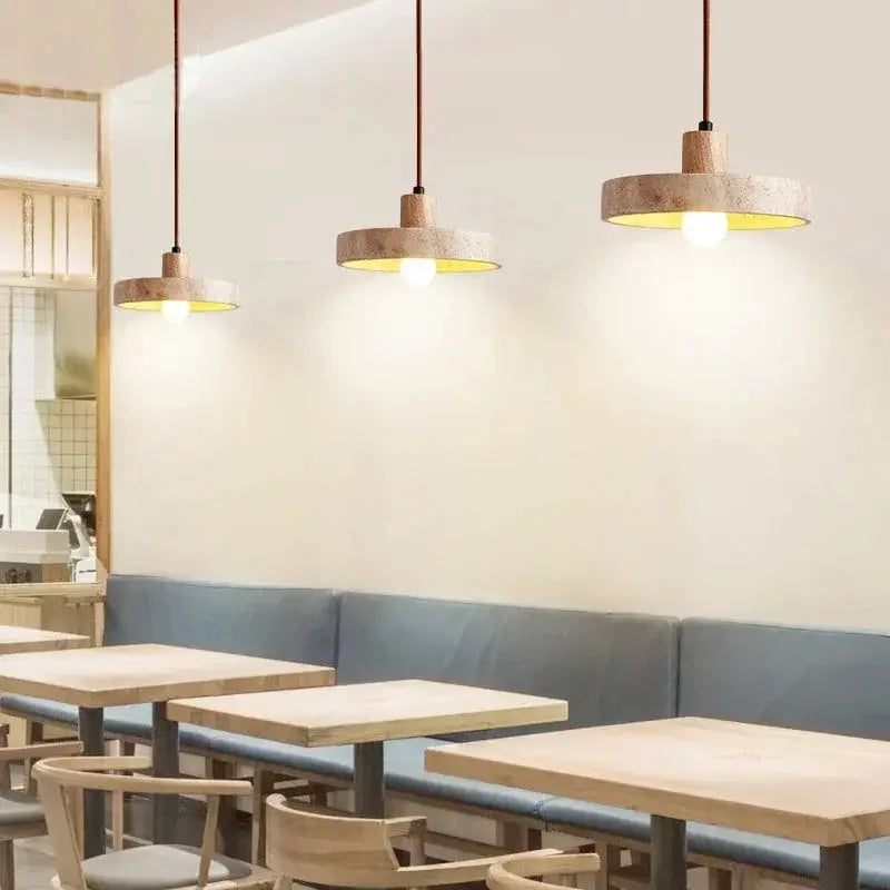 Round Emilia Pendant Light with E27 Bulb - Refined Maison®