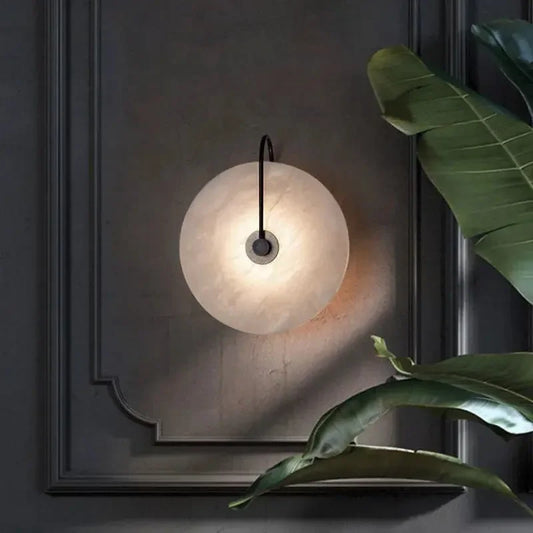 Mandie LED Stone Marble Wall Lamp Refined Maison®