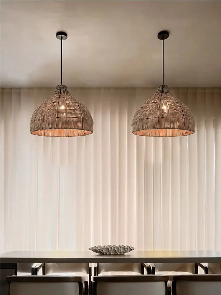 Basket Rattan Pendant Light - Refined Maison®