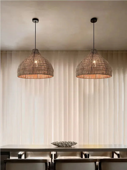 Basket Rattan Pendant Light - Refined Maison®