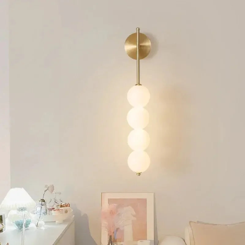 Amina Milky White LED Wall Lamp Refined Maison®