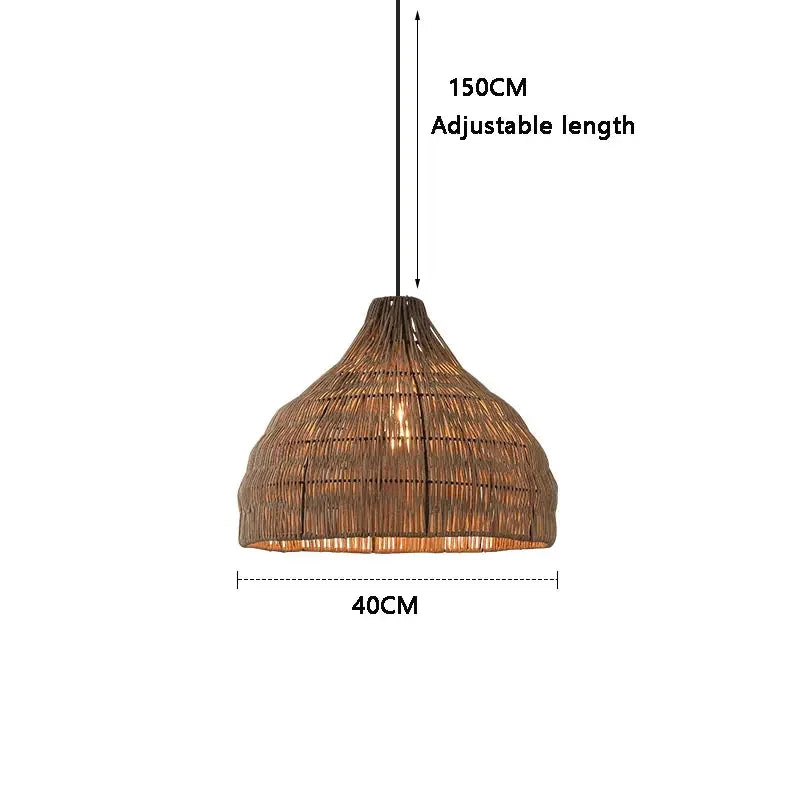 Basket Rattan Pendant Light Refined Maison®