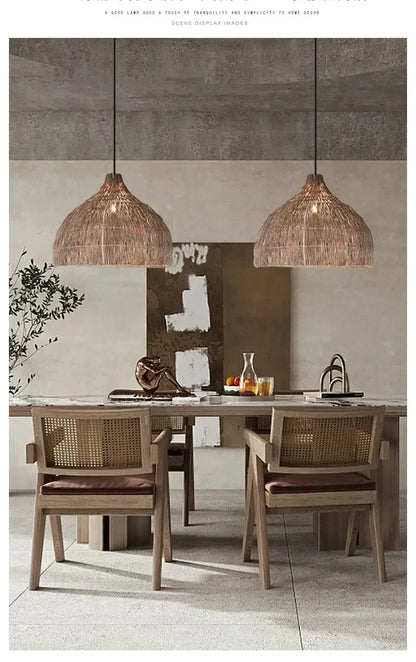 Basket Rattan Pendant Light - Refined Maison®