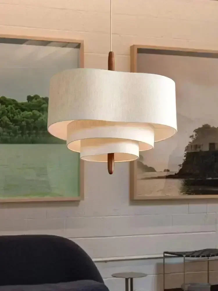 Adrianne LED Japanese Cloth Pendant Light - Refined Maison®