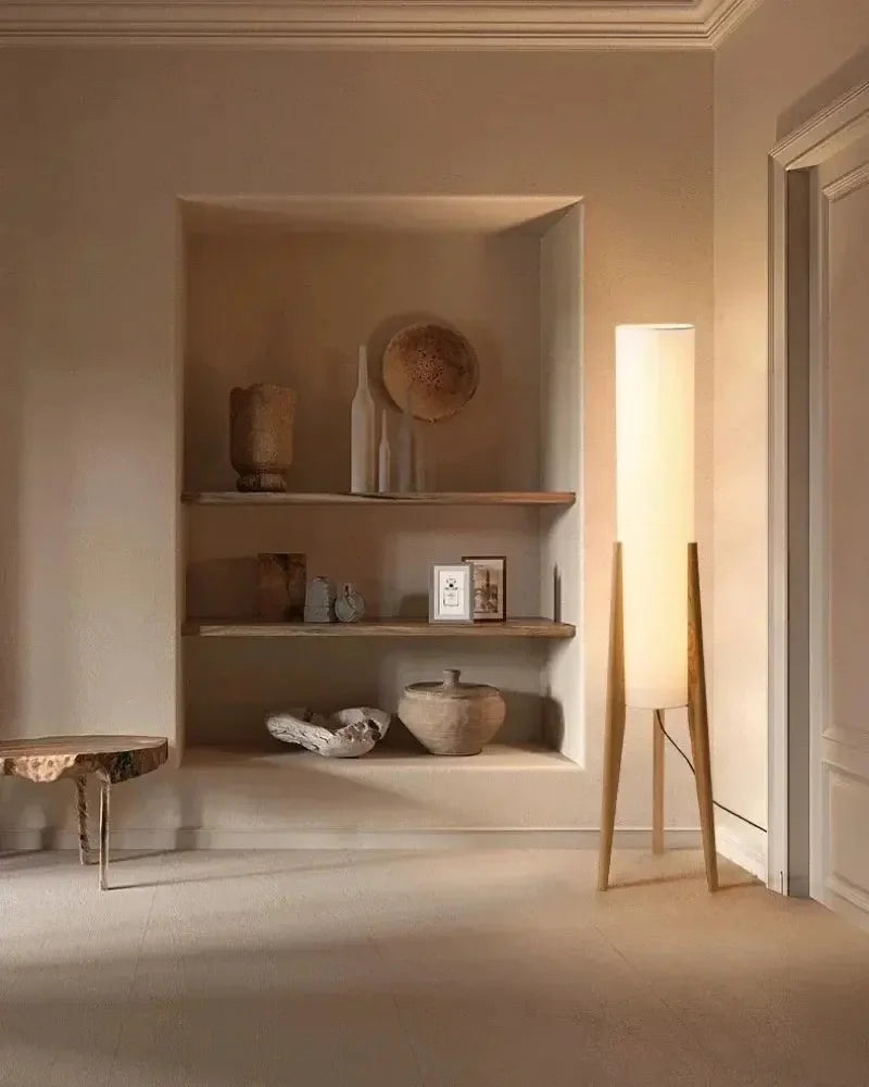 Nordic Retro Wood Floor Lamp - Refined Maison®