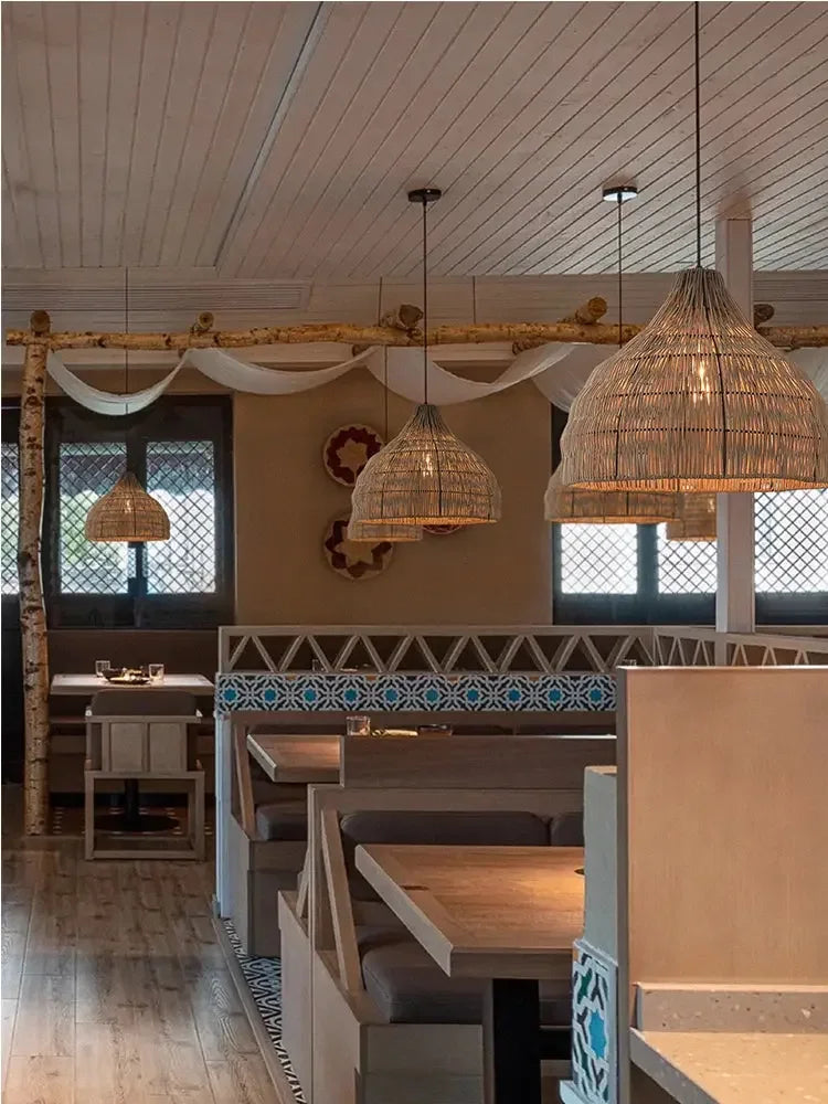 Basket Rattan Pendant Light - Refined Maison®