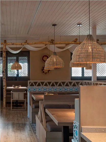 Basket Rattan Pendant Light - Refined Maison®