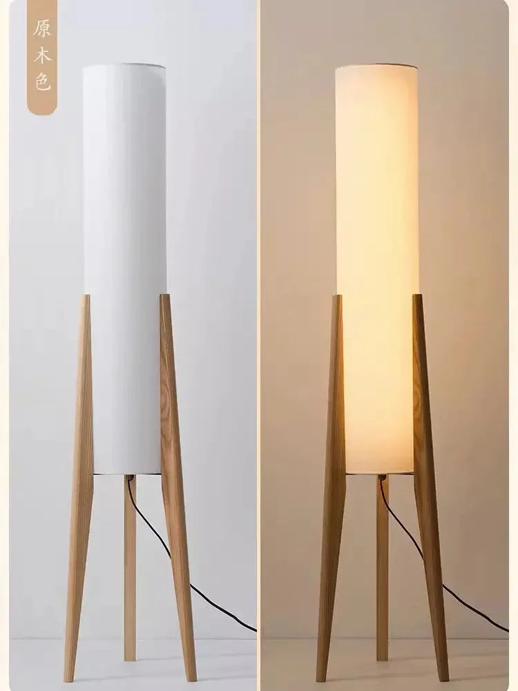Nordic Retro Wood Floor Lamp - Refined Maison®