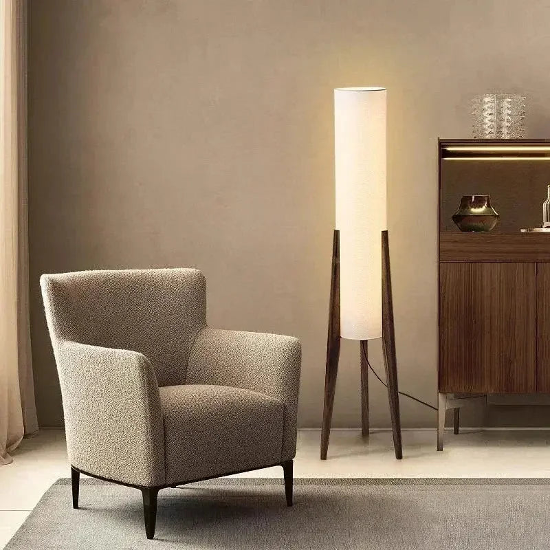 Nordic Retro Wood Floor Lamp - Refined Maison®