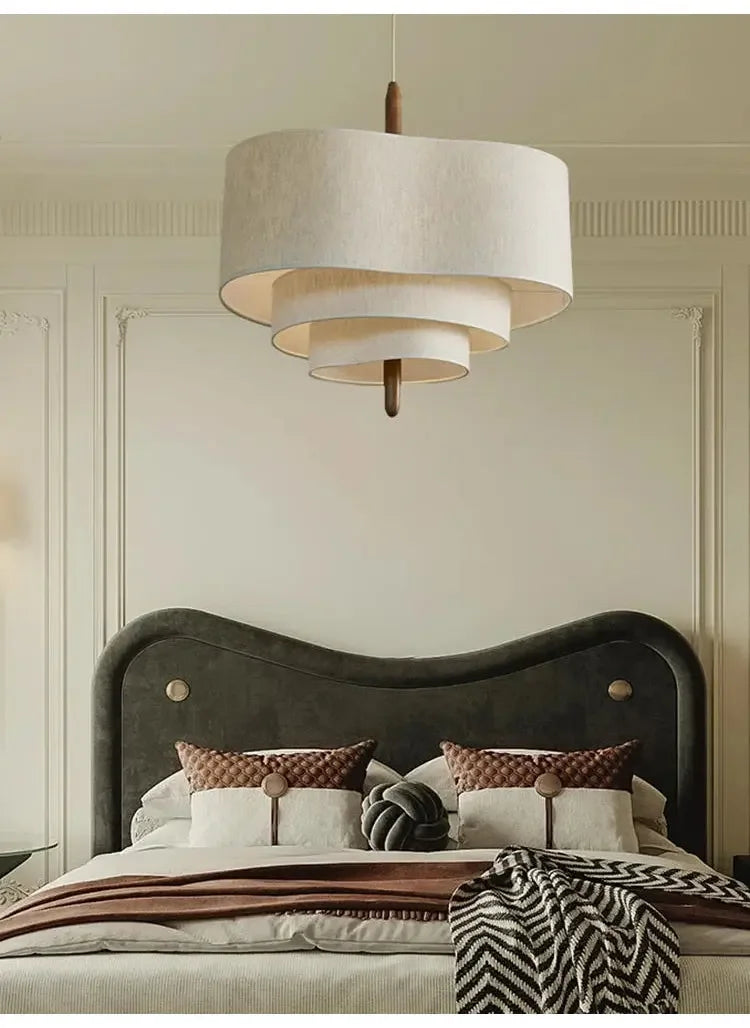Adrianne LED Japanese Cloth Pendant Light - Refined Maison®