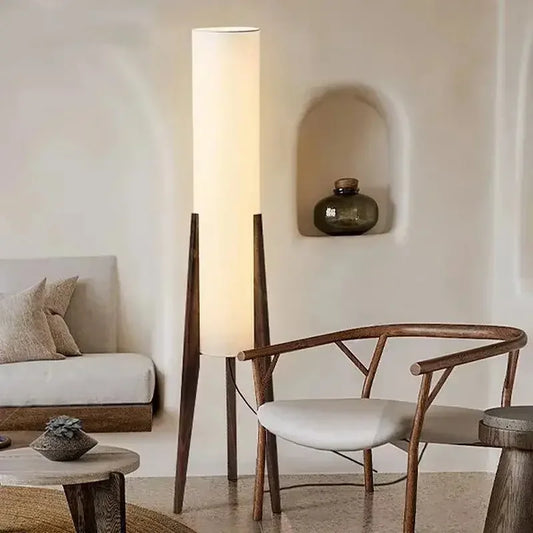 Nordic Retro Wood Floor Lamp - Refined Maison®