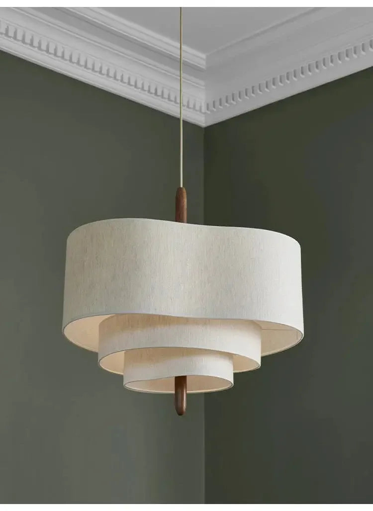 Adrianne LED Japanese Cloth Pendant Light - Refined Maison®
