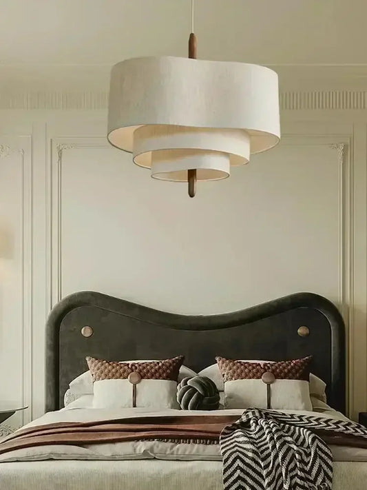 Adrianne LED Japanese Cloth Pendant Light - Refined Maison®