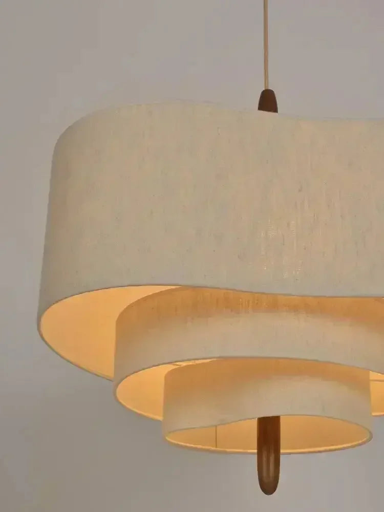 Adrianne LED Japanese Cloth Pendant Light - Refined Maison®