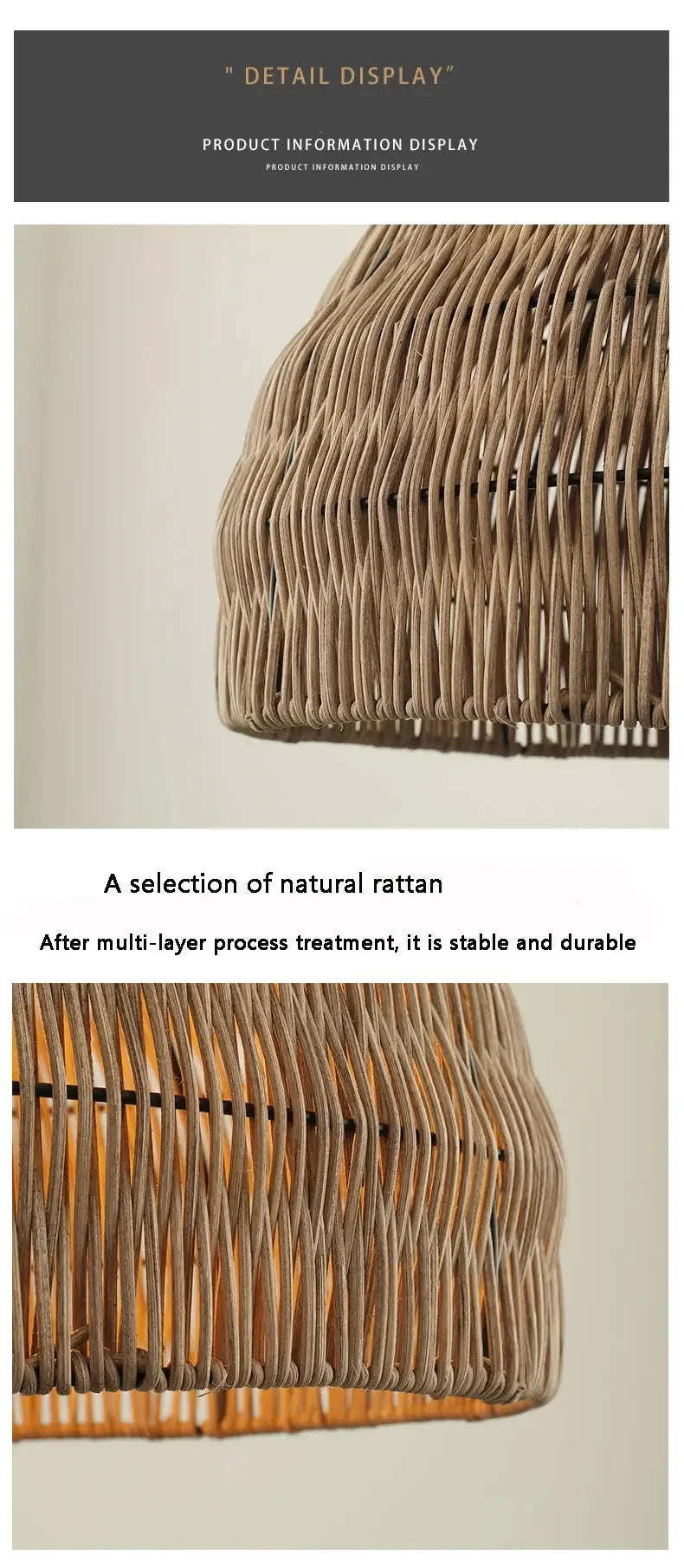 Basket Rattan Pendant Light - Refined Maison®