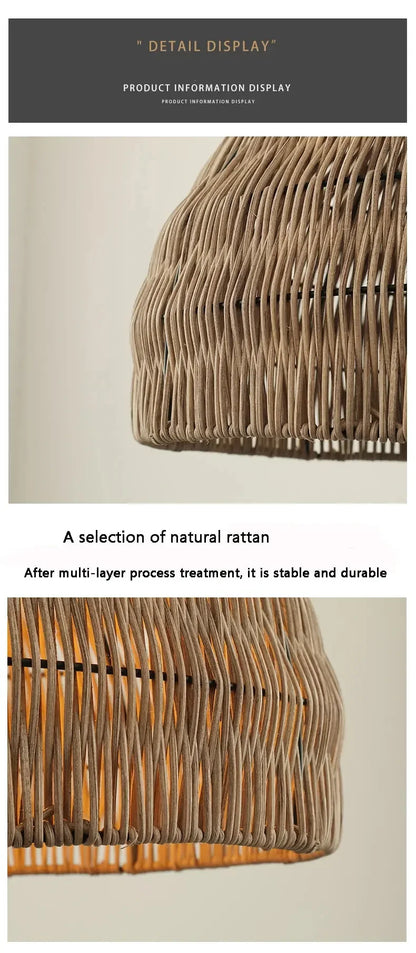 Basket Rattan Pendant Light - Refined Maison®