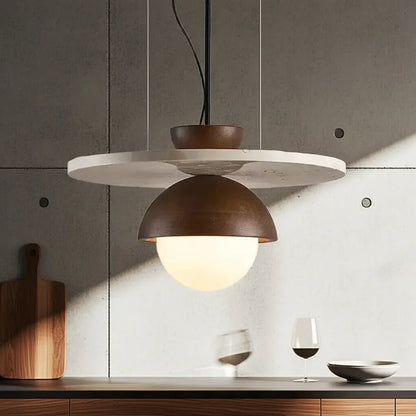 Astrid Walnut Pendant Light Refined Maison®