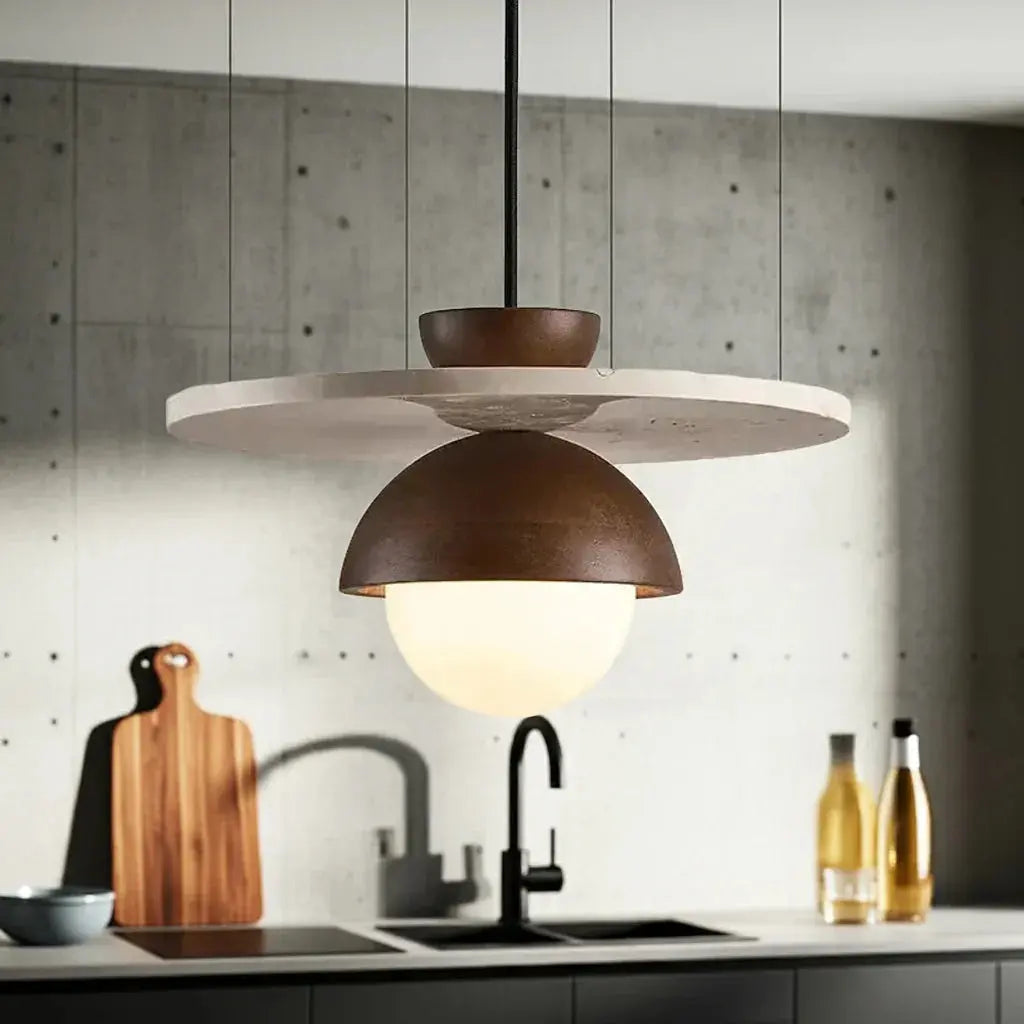 Astrid Walnut Pendant Light Refined Maison®