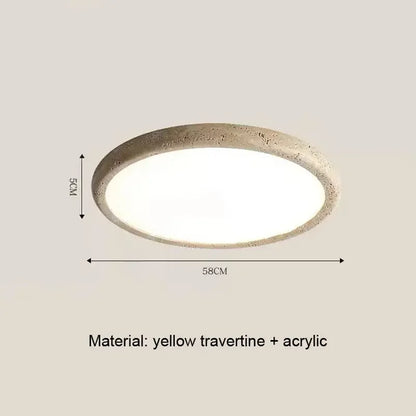 Alaina Yellow Stone Ceiling Lamp LED Luxury Retro Style Refined Maison®