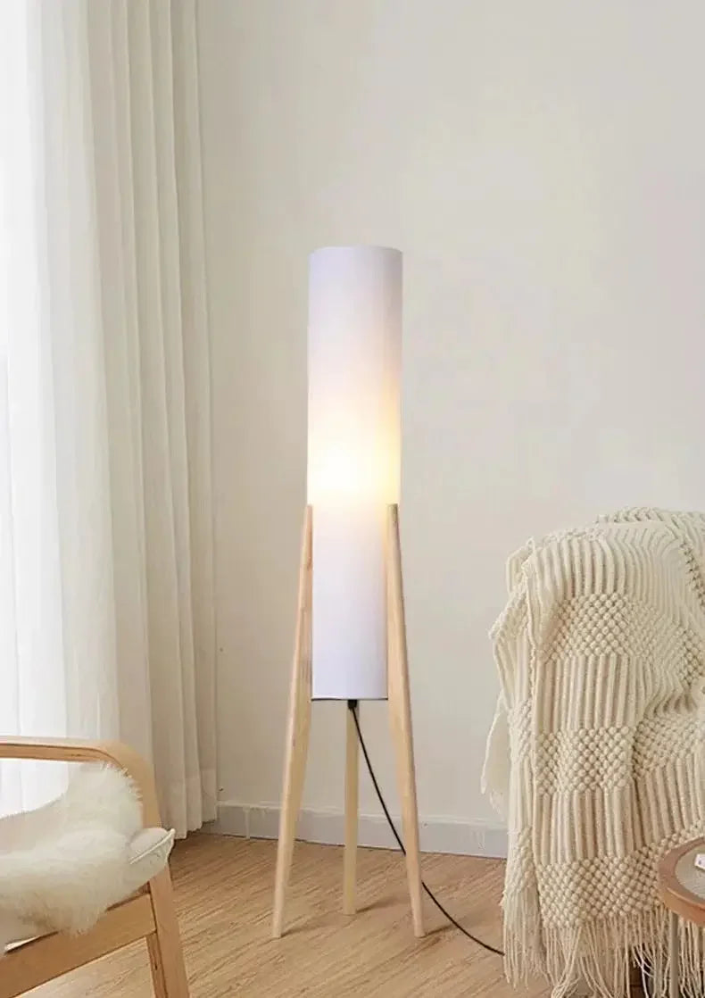 Nordic Retro Wood Floor Lamp - Refined Maison®