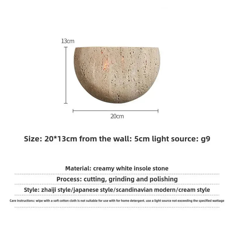 Ceropegia Stone Contemporary Wall Lamp Refined Maison®