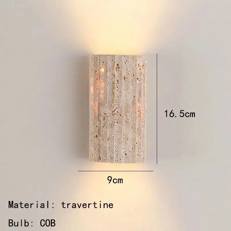 Calisto Luxury Stone Wall Light for Living Spaces Refined Maison®