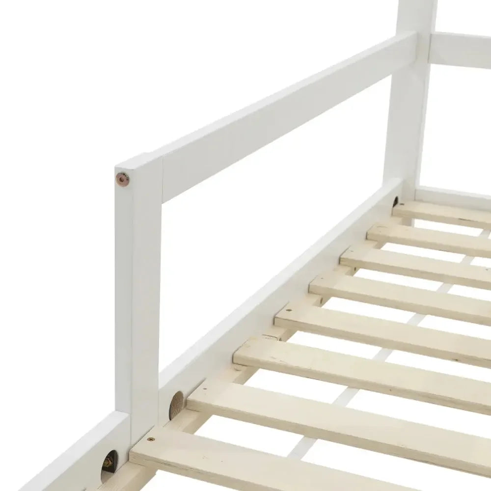 Aylin House Bed Frame with Safety Fence - Refined Maison®