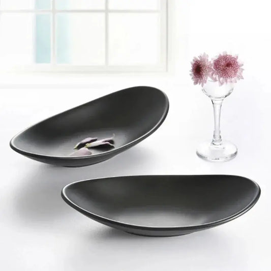Freya Oval Black Jewelry & Key Tray Organiser Refined Maison®