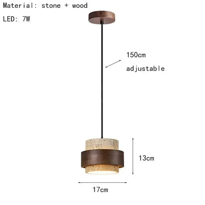 Caleb Stone LED Pendant Light Refined Maison®