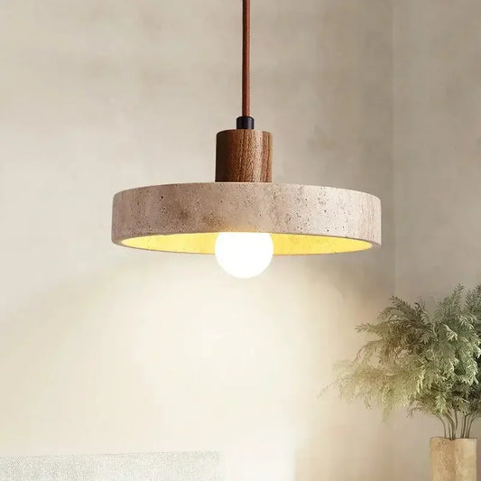 Round Emilia Pendant Light with E27 Bulb - Refined Maison®
