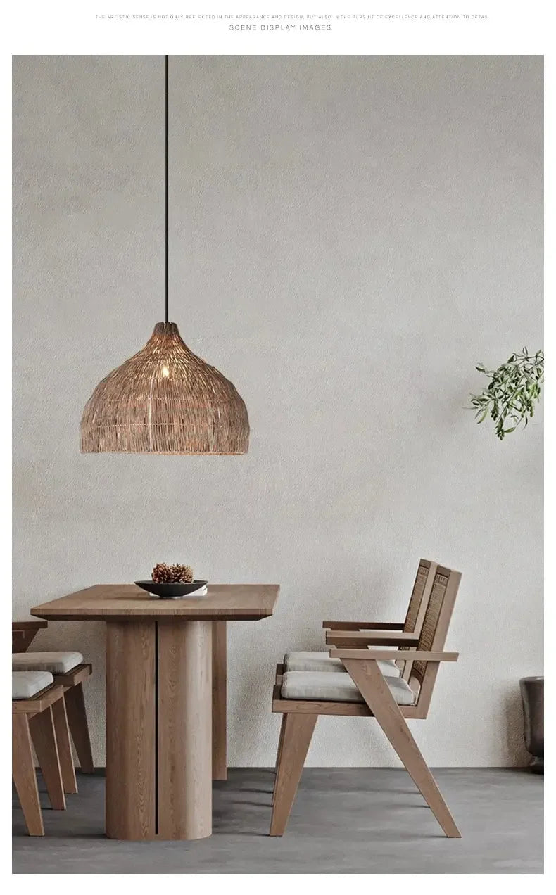 Basket Rattan Pendant Light - Refined Maison®