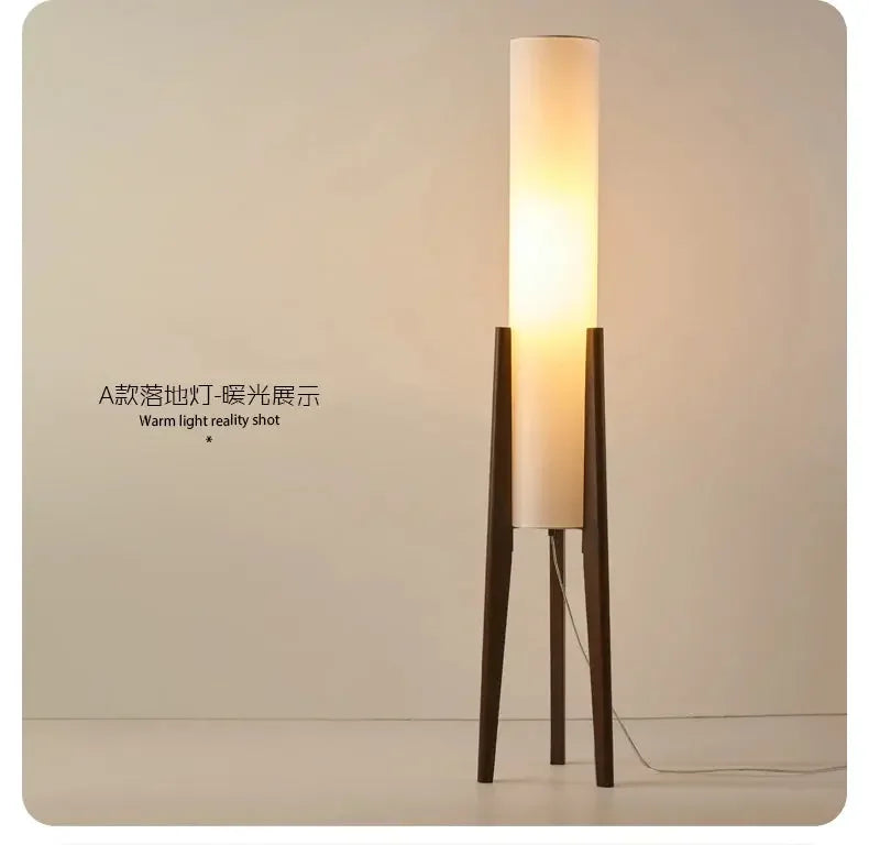 Nordic Retro Wood Floor Lamp - Refined Maison®