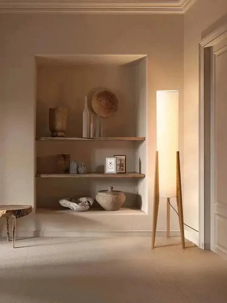Nordic Retro Wood Floor Lamp - Refined Maison®