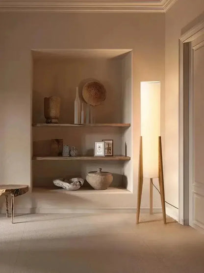 Nordic Retro Wood Floor Lamp - Refined Maison®