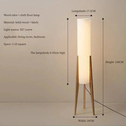 Nordic Retro Wood Floor Lamp - Refined Maison®