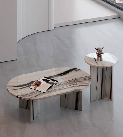 Goliah Coffee Table Set, Marble DC Concept