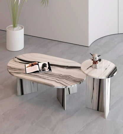 Goliah Coffee Table Set, Marble DC Concept