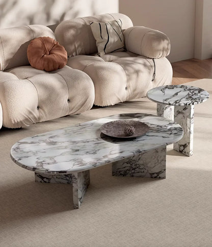 Goliah Coffee Table Set, Marble DC Concept