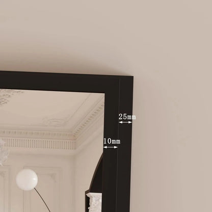 Takara - Full Length Leaner Black Metal Rectangle Mirror - 200cm x 120cm Jōbū Home